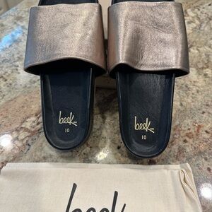 Beek Metallic Bronze Sandals